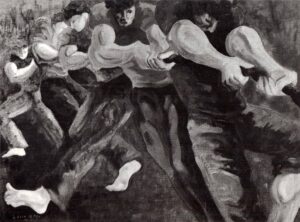 Hombres Tirando De La Cuerda